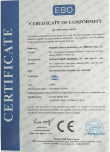 CE certificate